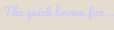 Image with Font Color CCCCFF and Background Color E5DBCF